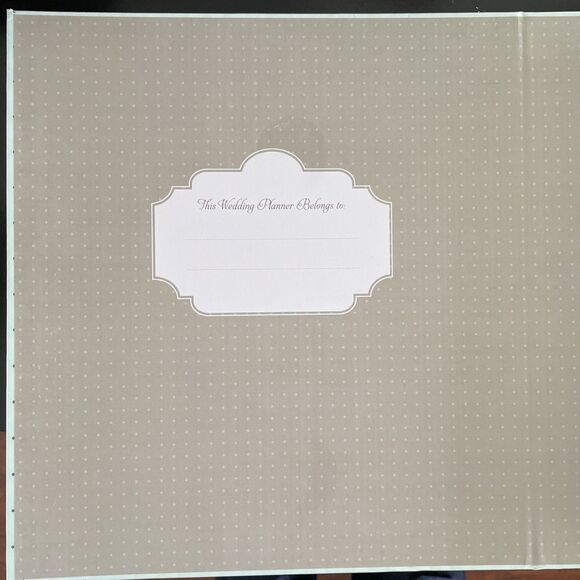 Wedding Planner & Organizer Hardcover Mindy‎ Weiss Ring Binder Illustrated New - Picture 3 of 11